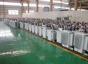 长治油浸式变压器成品车间
